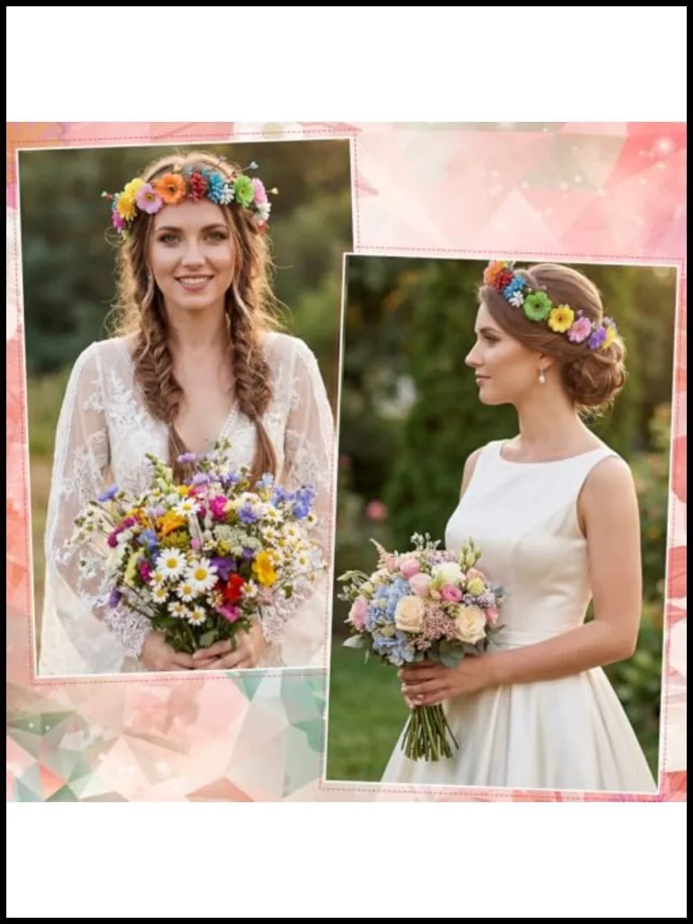 DIY Flower Crown Making Kit 179pcs Silk Cloth Floral Headbands Bracelets Craft